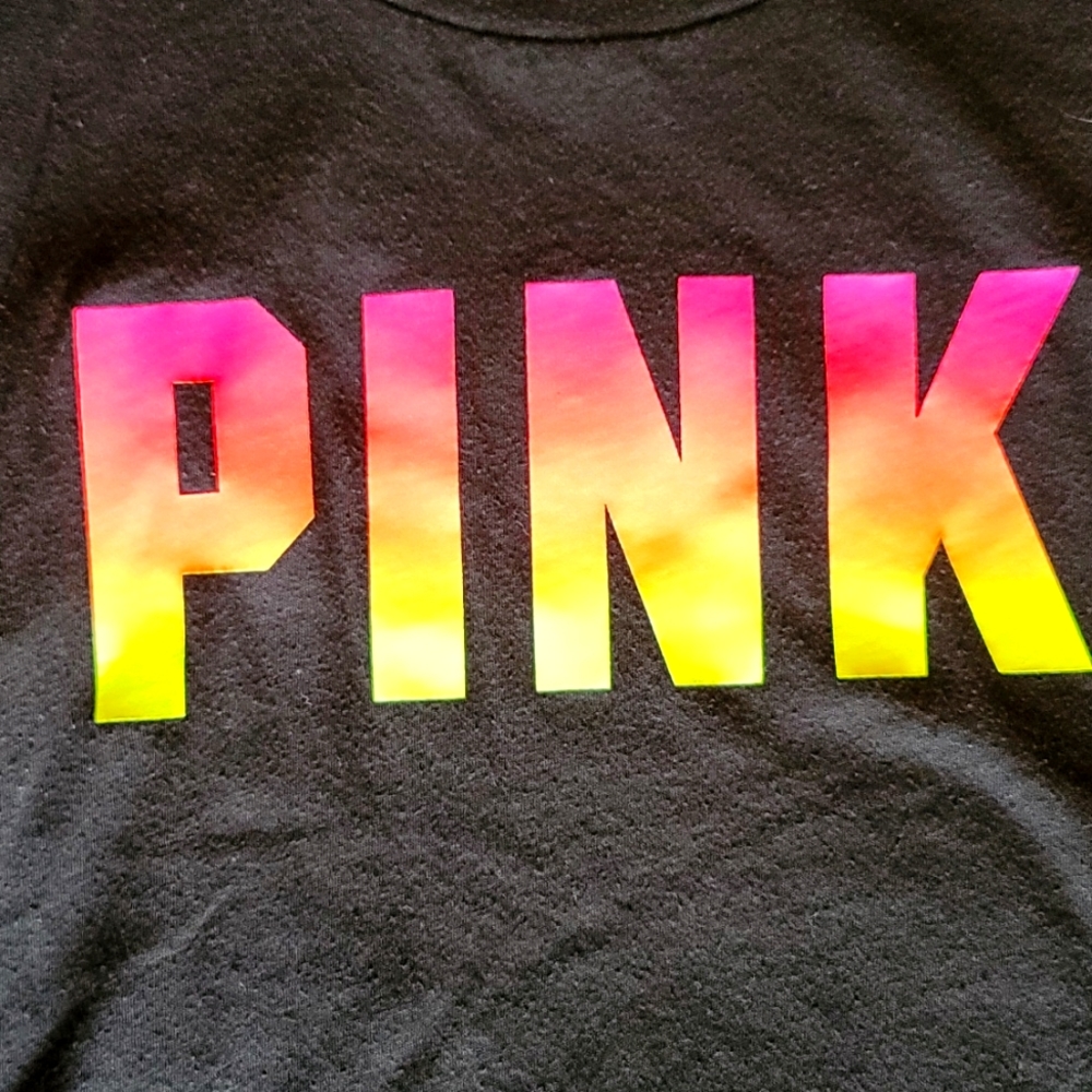 PINK Muscle-Tee Mesh Sides